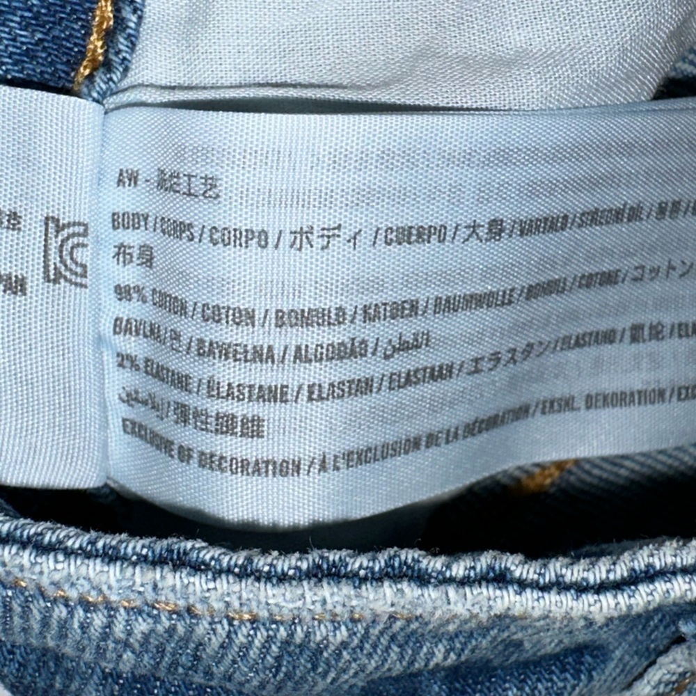 Abercrombie & Fitch Curve Love High Rise Skinny Jeans Women’s 10 Blue Stretch - Picture 4 of 8